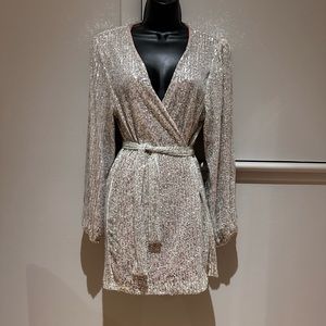 Sequin holiday dress sz s/m